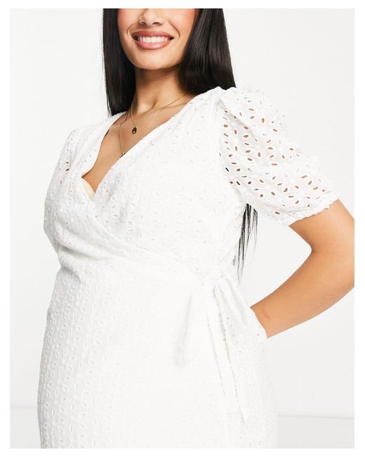 Missguided broderie cheap dress