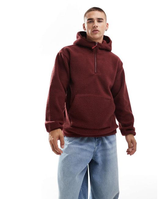 Levi's Men's Red Sherpa Hoodie