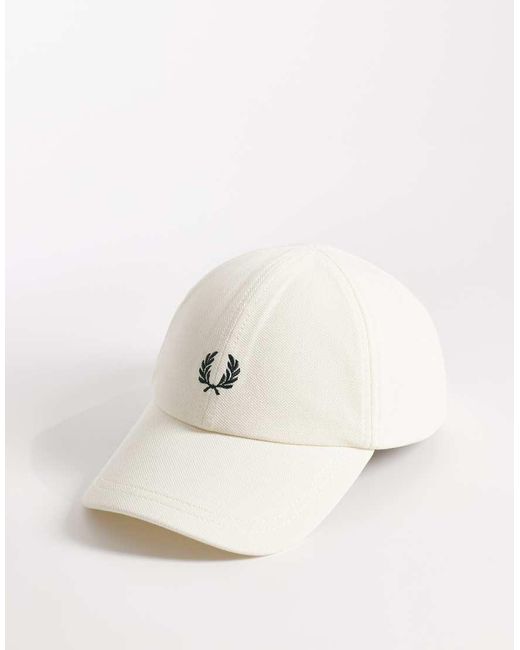 Fred Perry Natural Pique Classic Logo Cap for men