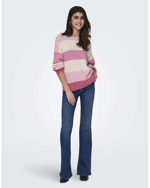 ONLY Pink Knitted Pullover