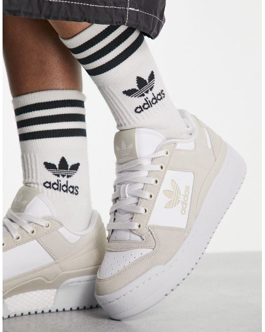 Forum bold - baskets - /blanc Adidas Originals en coloris Black