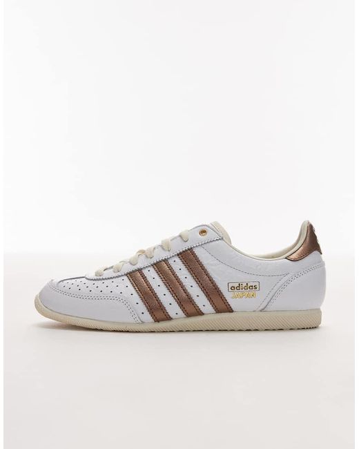 Zapatillas De Deporte Blancas Y Color Bronce Japan De Adidas Originals de color White