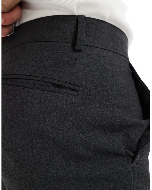 ASOS Black Smart New Skinny Fit Trousers for men