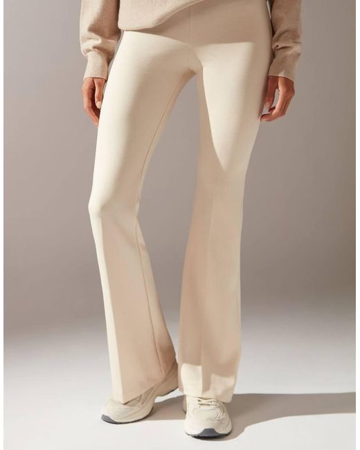 Calzedonia Natural Flared Trousers