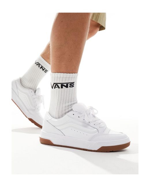 Hylane - chunky sneakers bianche con suola di Vans in White da Uomo