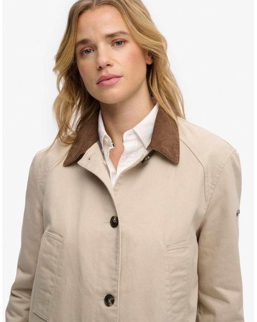 Superdry Natural Estate Cotton Barn Jacket