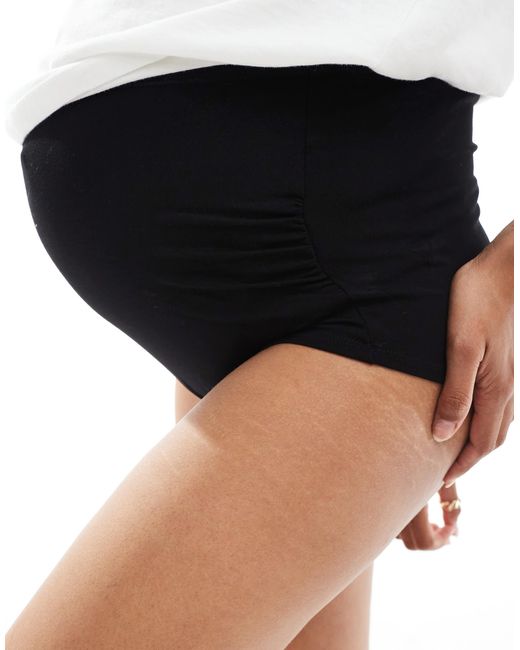 Mama.licious Black Maternity – 2er-pack superweiche, brasilianische umstandsslips