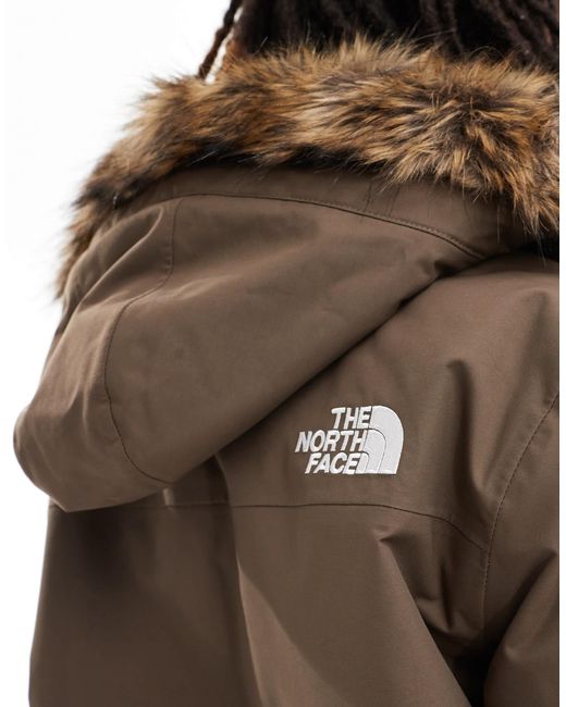 Zaneck - parka à capuche en fausse fourrure The North Face pour homme en coloris Brown