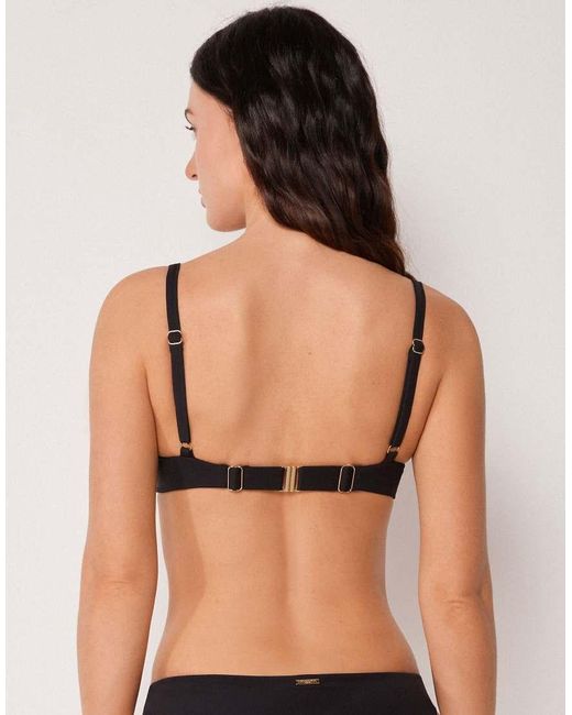 Calzedonia Black Premium Fit Push Up Bikini Top
