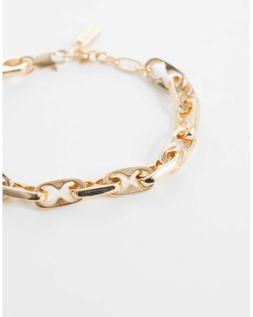 ASOS Metallic Link Chain Bracelet for men