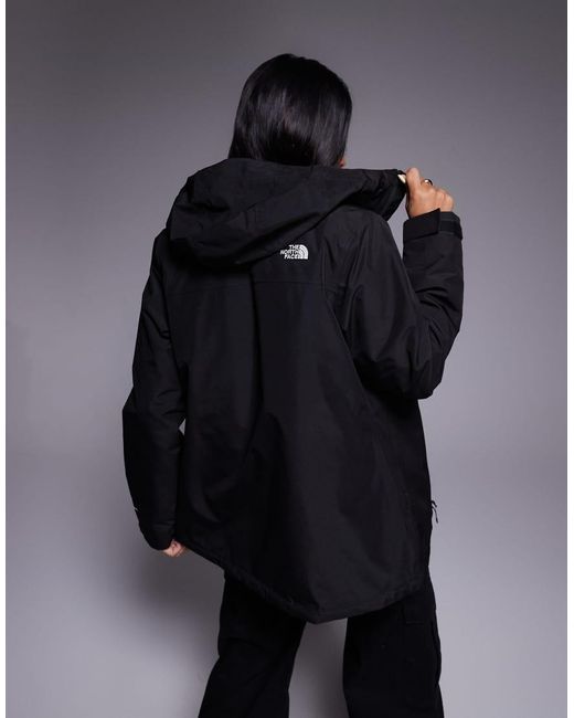 The North Face Gray Carto Mono Triclimate 3-In-1 Hooded Jacket