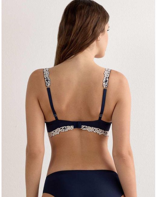 Intimissimi Blue Pretty Flowers Sofia Balconette Bra