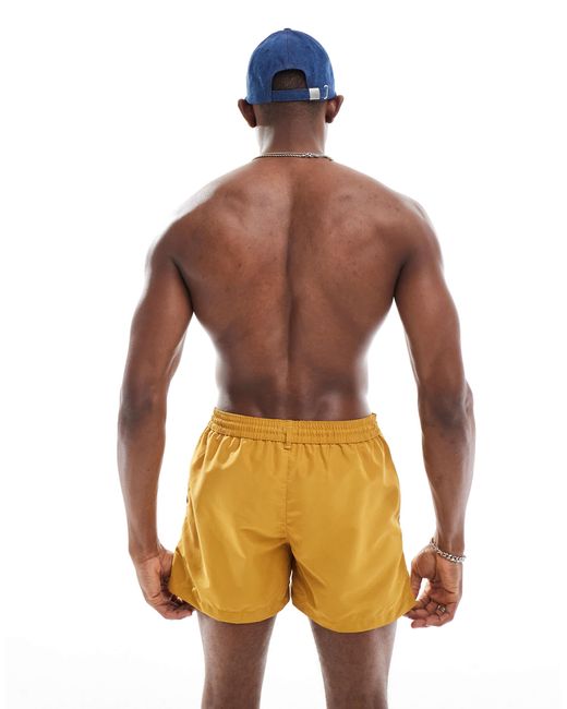 Paul Smith Yellow Paul Smith Swim Shorts With Zebra Logo for men
