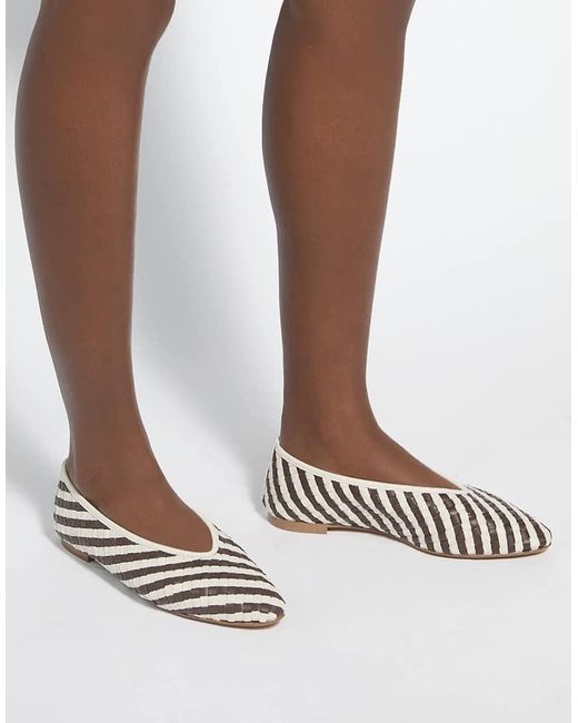Dune Multicolor Henlee Ballet Pumps