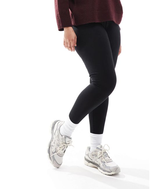 ASOS Black Asos Design Curve Supersoft leggings