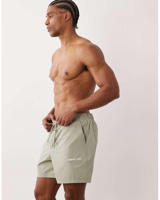 Jack & Jones Green 2 Pack Swim Shorts for men