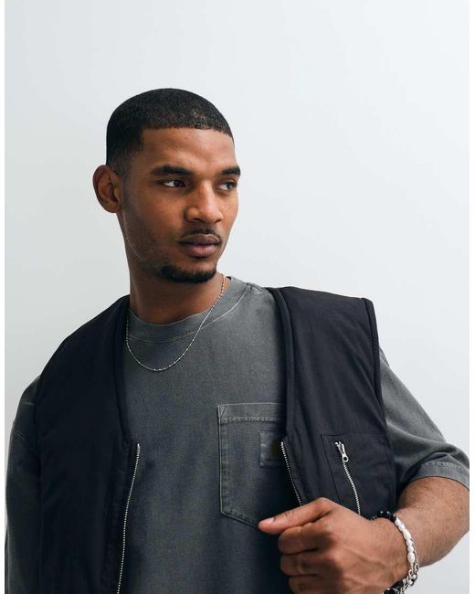 Carhartt Gray Loose Pocket T-shirt for men