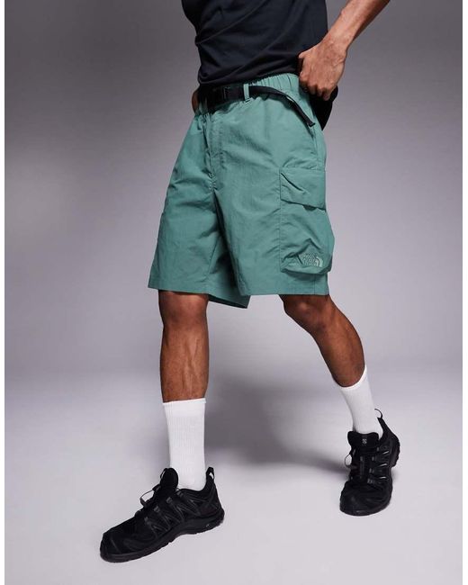 The North Face Short Met Cargozakken En Logo in het Blue voor heren