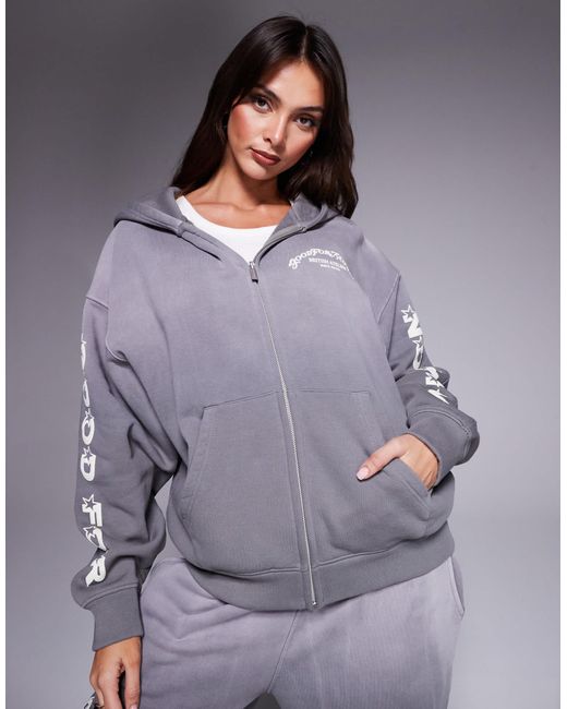 Good For Nothing Gray – cropped kapuzenpullover