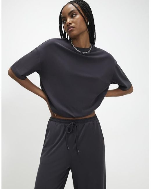 River Island Blue Soft Touch T-Shirt