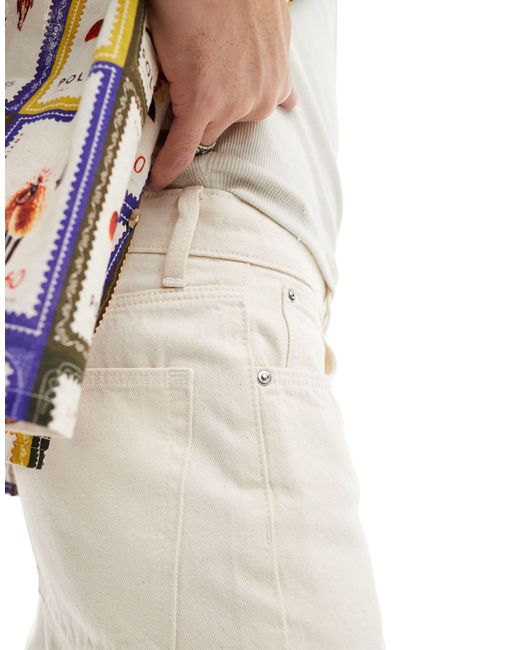 ASOS – jeans mit geradem schnitt in White für Herren