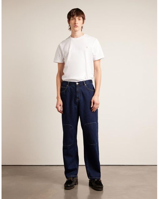 Farah Blue Archive Collection Sambrano Relaxed Jeans for men