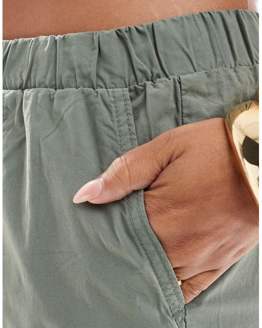 ASOS Gray Asos Design Curve Utility Trouser