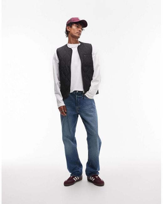 Tommy Hilfiger – steppweste in Blue für Herren