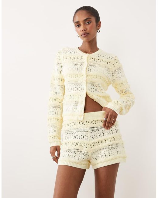 ASOS Natural Stitch Short Co-Ord