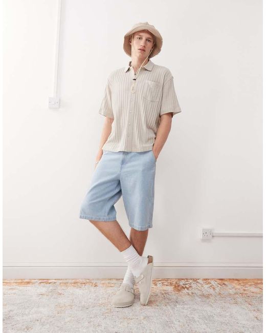 Camicia di Weekday in White da Uomo