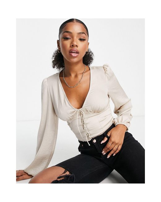 stradivarius lace up