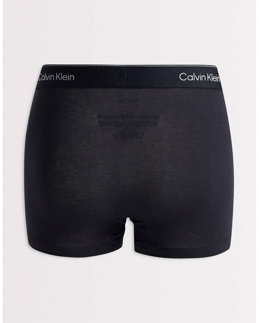 Calvin Klein Blue Microfibre Stretch 5 Pack Boxer Briefs for men