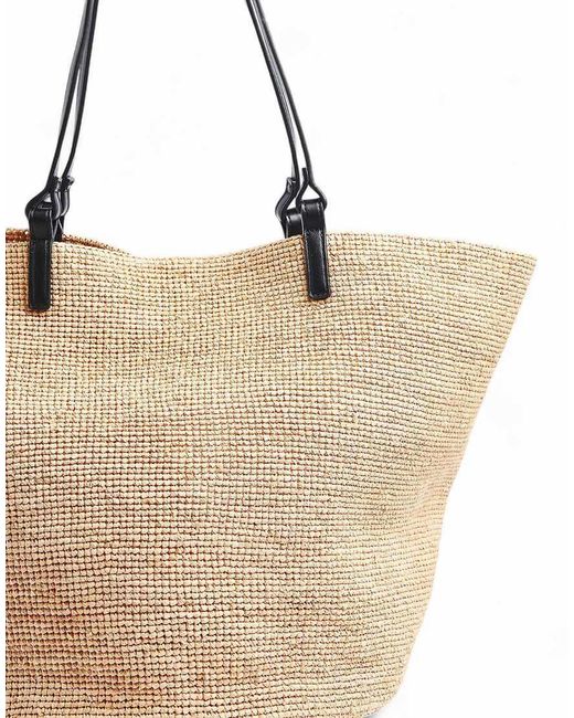 NA-KD Natural Raffia Tote