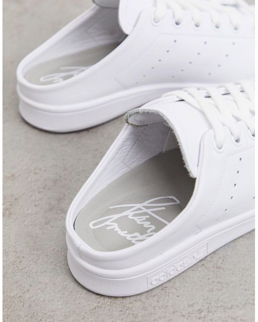 Stan Smith - Scarpe da ginnastica aperte dietro bianche di adidas Originals  in Bianco | Lyst