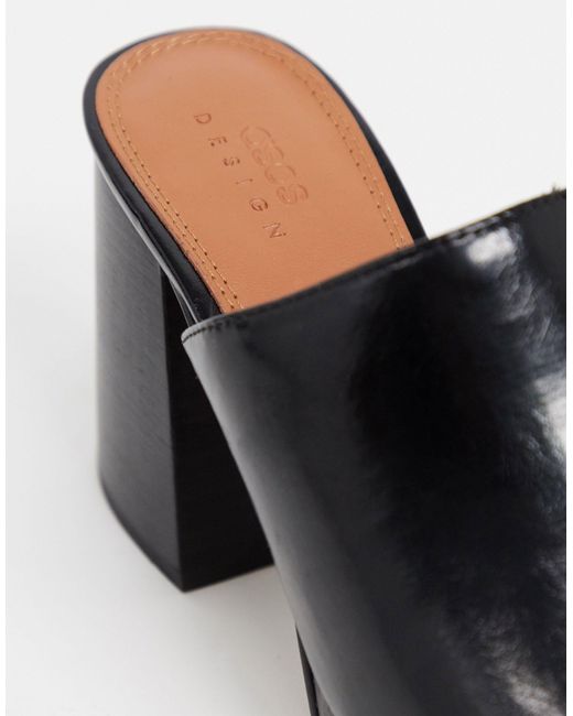 chunky platform mules