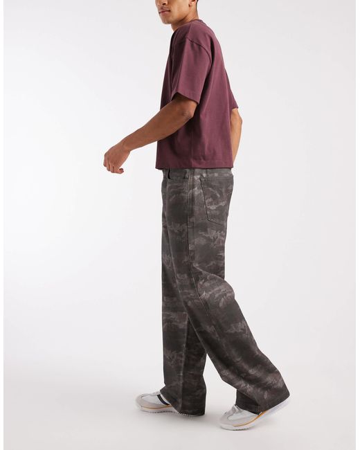 Pantalon baggy - imprimé camouflage ASOS pour homme en coloris Red