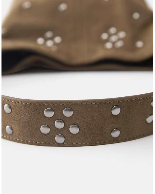 Marsupio Con Borchie di Pull&Bear in Natural