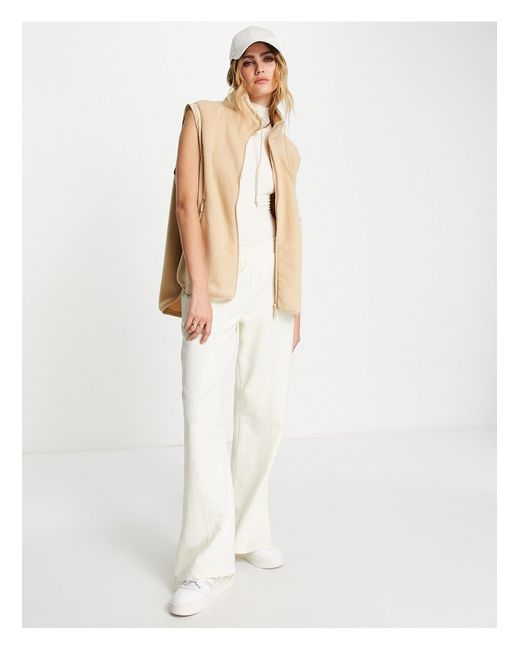 Mountain explorer - veste sans manches à col cheminée - beige adidas  Originals en coloris Blanc | Lyst