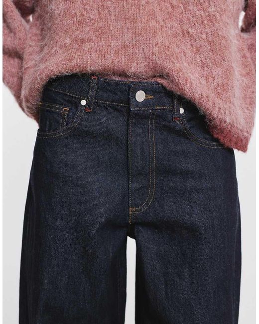 Pull&Bear Multicolor Barrel Jeans With Hearts