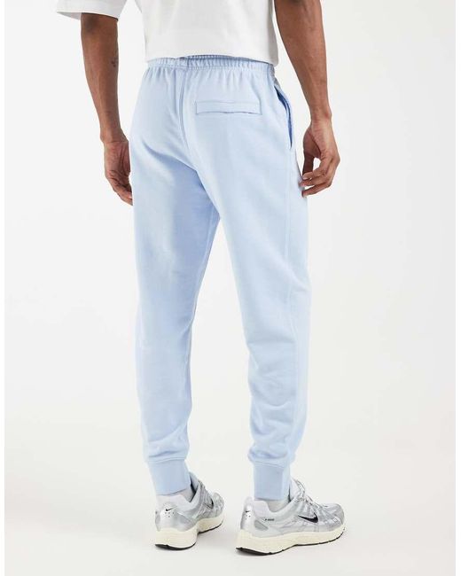 Nike White Club French Terry Cuffed jogger for men