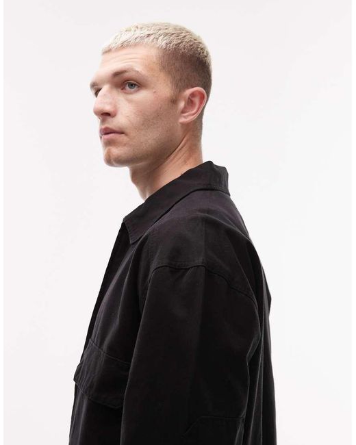 Dickies Black Fort Smith Trucker Jacket for men