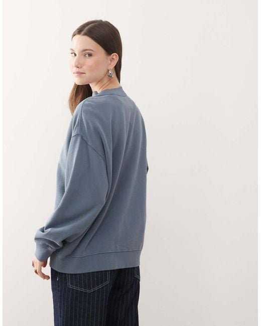 Quiksilver Blue Essential Crew Neck