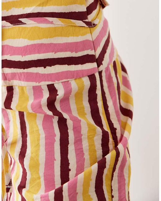Mango Natural Teen Straight Trouser With Tie Waist Co-ord