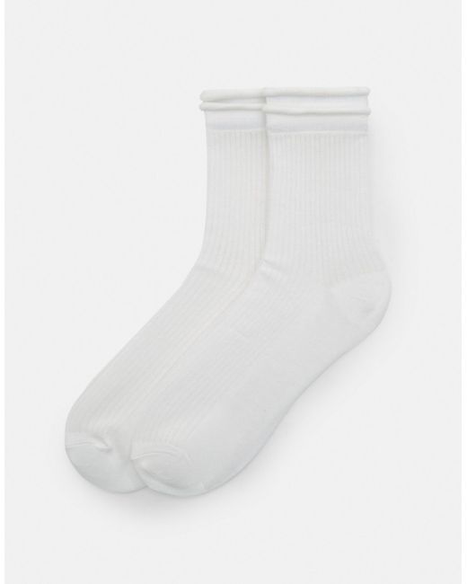 Pull&Bear White – socken