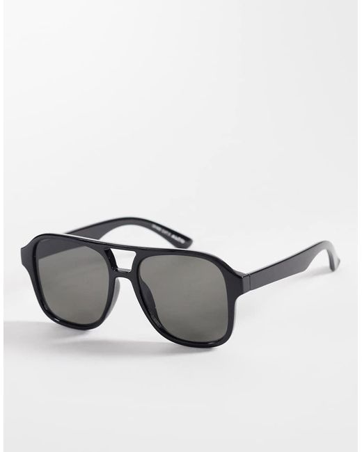 ALDO Black Biilliee Aviator Sunglasses
