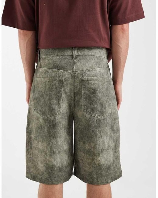 ASOS Multicolor Longer Length Jort for men