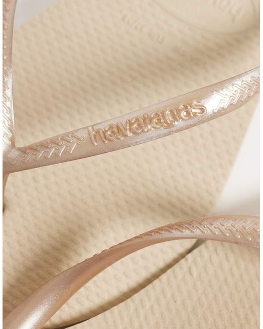 Havaianas Natural Slim Flip Flops