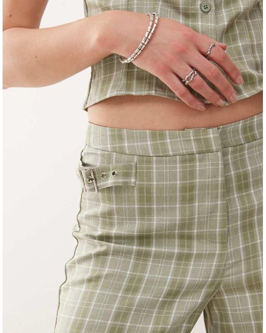 Collusion Natural Y2k Tailored Trousers