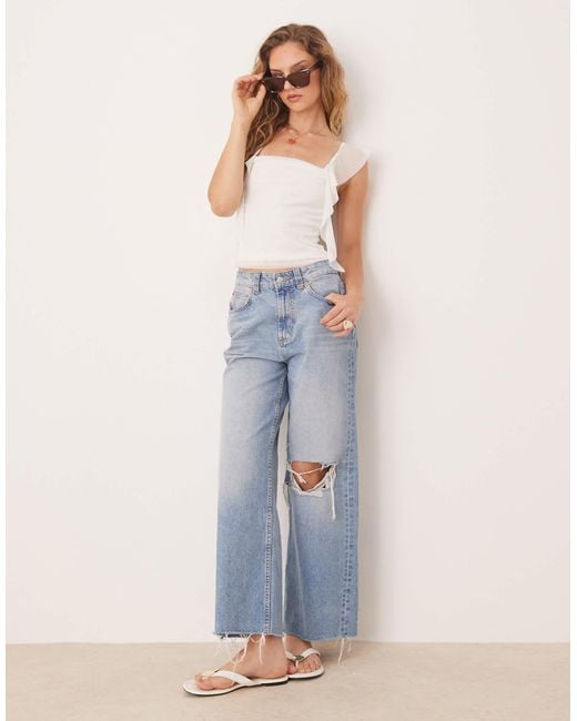 ASOS White Floaty Mesh Cami Top With Ruching