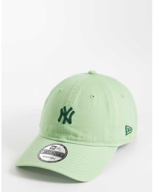 KTZ Green Ny Yankess 9twenty Mini Logo Cap